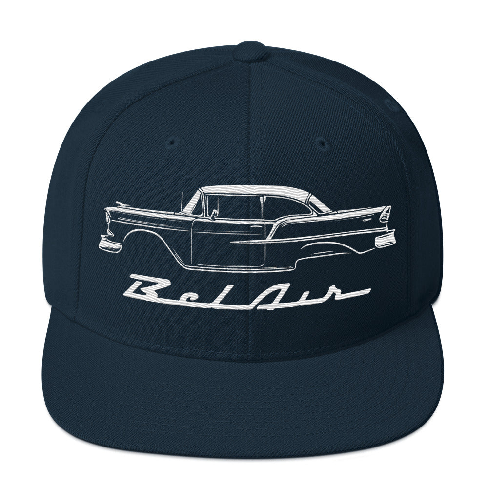 1955 Chevy Bel Air hat for Classic Car Owners Antique Automotive snapback Cap