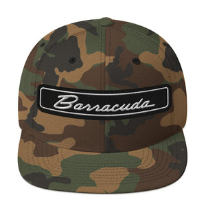 1971 - 1974 Barrcuda Script Muscle Car Enthusiasts snapback hat for Classic Car Owners Drivers Cuda Cap