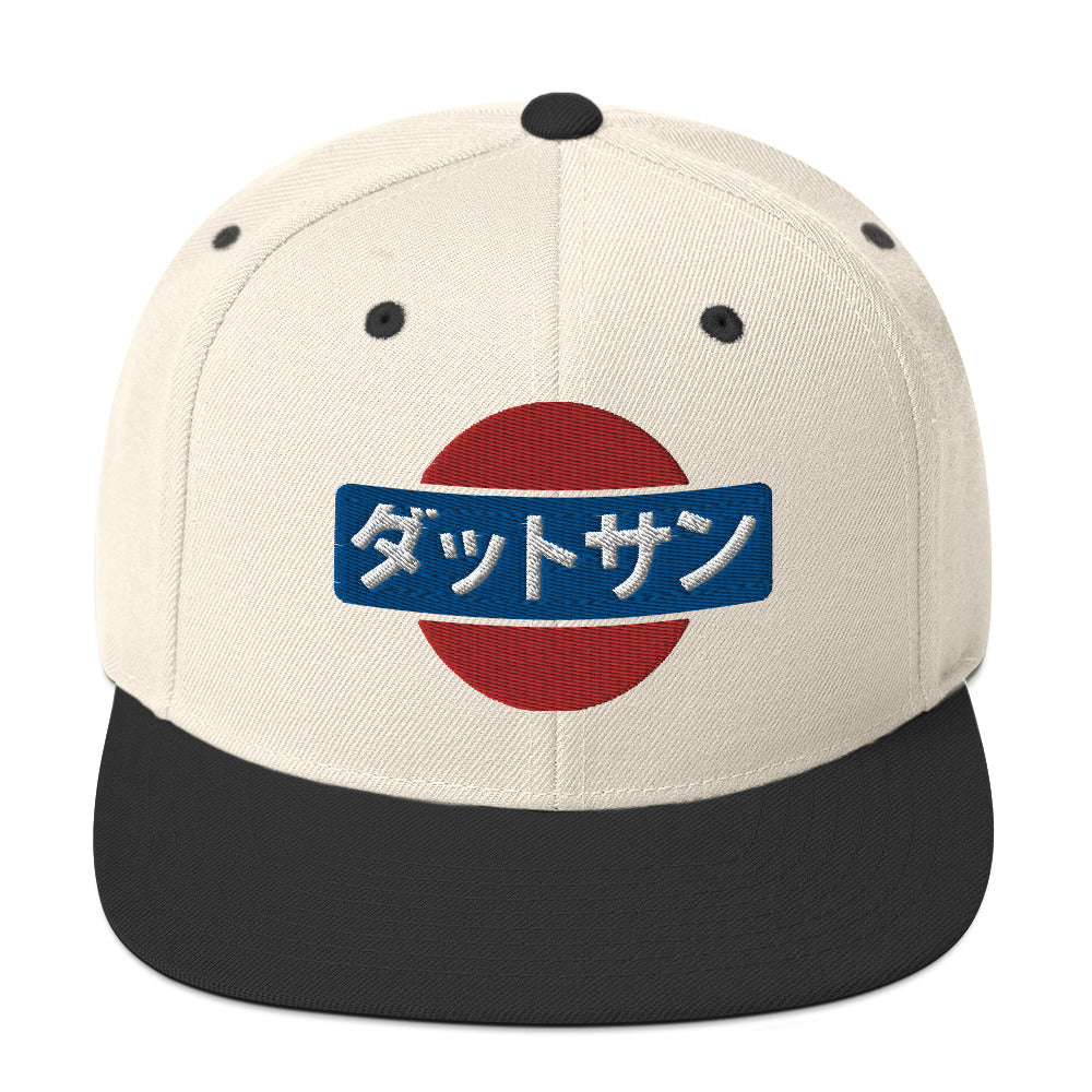 Retro Datsun Kanji Japanese Car Enthusiasts Embroidered snapback hat Fairlady z 240z 280z 510 S30 cap