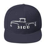 1953 Chevy 3100 hat for Antique Pickup Truck Owners Automotive snapback Cap
