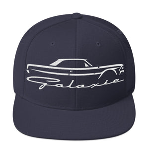 1964 Galaxie Silhouette Emblem snapback hat for American Classic Car Owners Automotive Cap