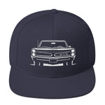 Front View 1964 GTO Cap for Classic Car Enthusiasts Gearheads Snapback Hat