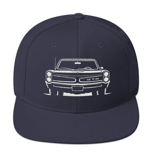 Front View 1964 GTO Cap for Classic Car Enthusiasts Gearheads Snapback Hat