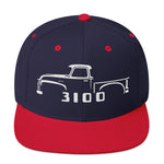 1953 Chevy 3100 hat for Antique Pickup Truck Owners Automotive snapback Cap