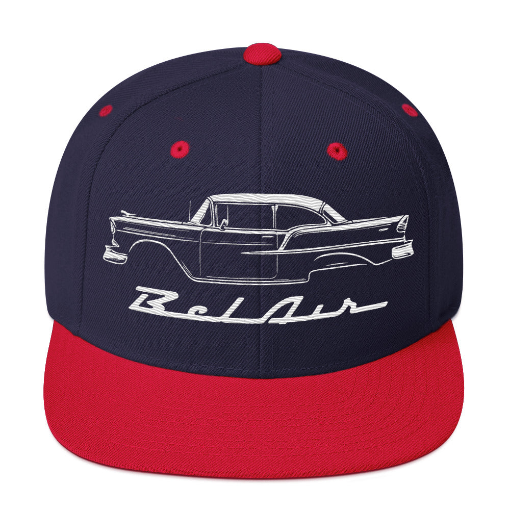 1955 Chevy Bel Air hat for Classic Car Owners Antique Automotive snapback Cap