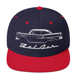 1955 Chevy Bel Air hat for Classic Car Owners Antique Automotive snapback Cap