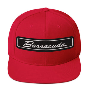 1971 - 1974 Barrcuda Script Muscle Car Enthusiasts snapback hat for Classic Car Owners Drivers Cuda Cap