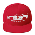 R34 GT-R Skyline hat for JDM Car Enthusiasts Japanese Automotive Culture GTR snapback cap