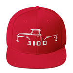 1953 Chevy 3100 hat for Antique Pickup Truck Owners Automotive snapback Cap