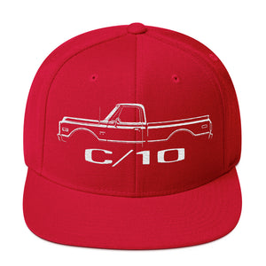 1970 Chevy C10 hat for Classic Pickup Truck Enthusiasts Custom 10 snapback Cap