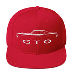 1966 GTO hat for American Classic Car Enthusiats Gear Heads snapback Cap