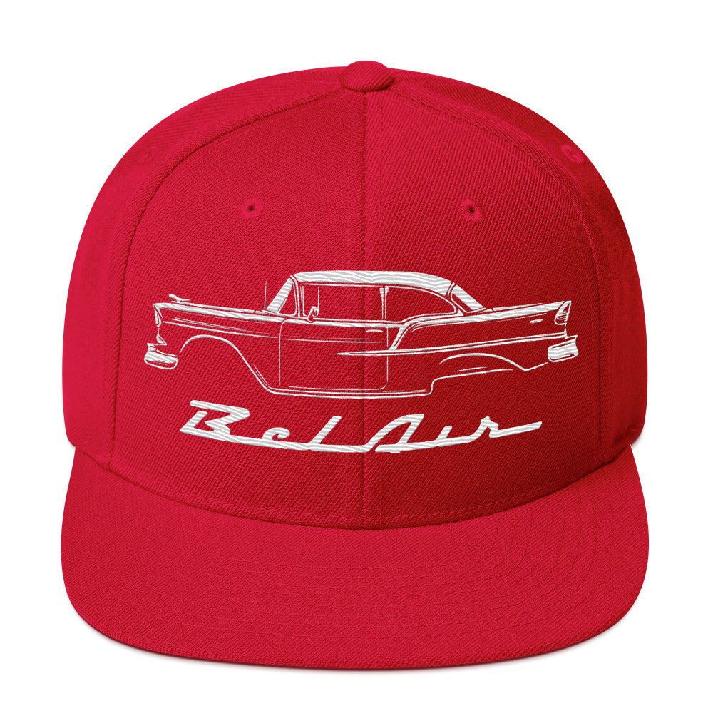 1955 Chevy Bel Air hat for Classic Car Owners Antique Automotive snapback Cap