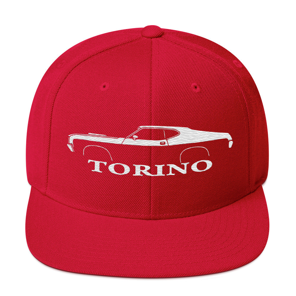 1972 Gran Torino hat for Muscle car Owners Enthusiasts Automotive Snapback Cap