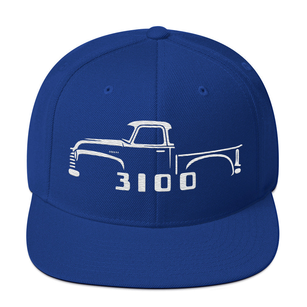 1953 Chevy 3100 hat for Antique Pickup Truck Owners Automotive snapback Cap