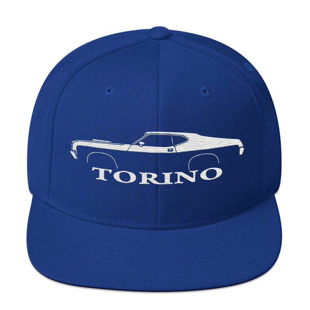1972 Gran Torino hat for Muscle car Owners Enthusiasts Automotive Snapback Cap