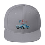 1961 Corvette C1 Jewel Blue 61 Vette Owner Classic Car embroidered Snapback Hat adjustable snap back