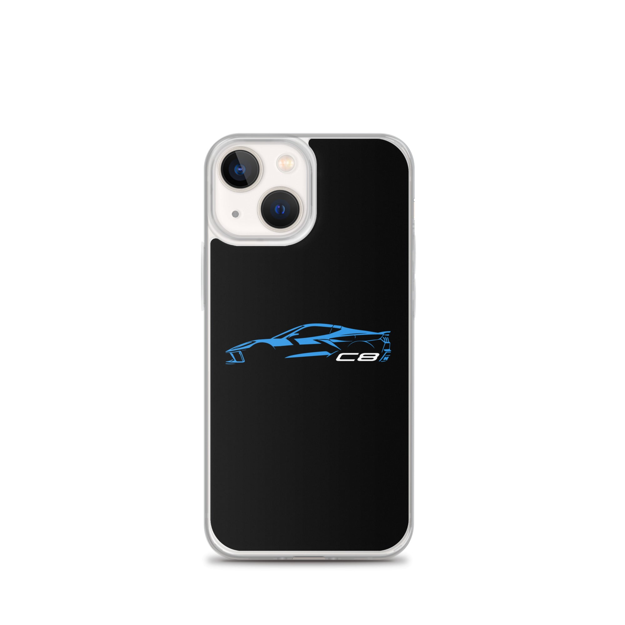 Rapid Blue C8 Corvette Phone Case Bold Mid-Engine Supercar Style Clear Case for iPhone Rapid Blue C8 Corvette Phone Case Bold Mid-Engine Supercar Style Clear Case for iPhone