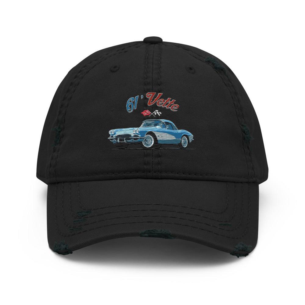 Corvette Car Racing Black Trucker Hat Cap Adult Size Corvette Car Racing Black Trucker Hat Cap Adult Size