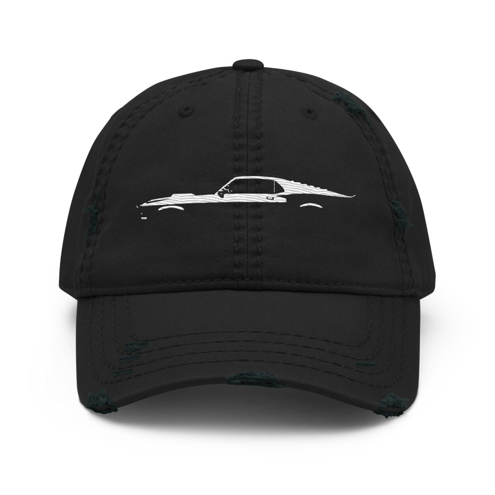 1969 Boss 429 Fastback Silhouette Rare Muscle Car Distressed Dad Hat