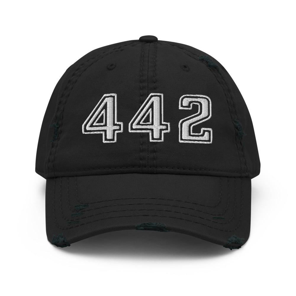 Olds 442 distressed Dad hat for Muscle Car Owners Drivers Gear Heads cap