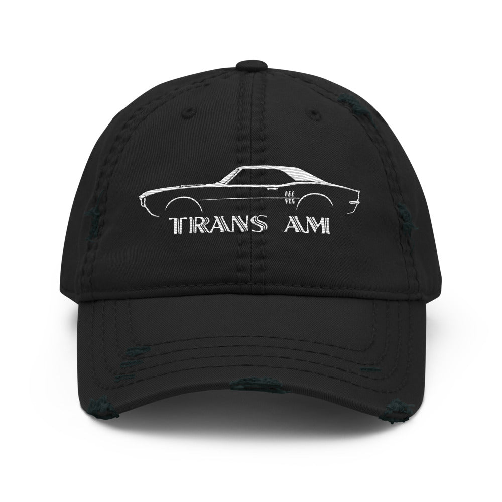 1969 Firebird Trans Am distressed Dad hat for American Muscle Car Owners Cap