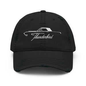 1966 Thunderbird Dad hat for American Classic car Owners Antique Automotive distressed Cap