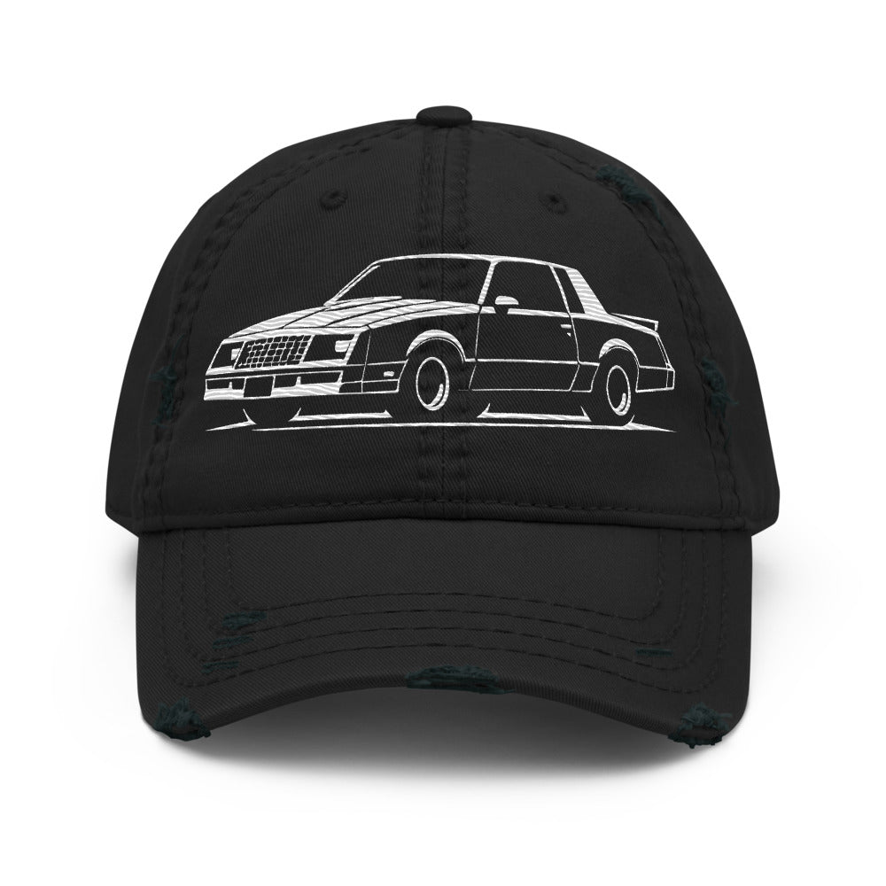 1988 Monte Carlo Cap for Chevy Classic Car Owners Bowtie Fans Gearheads Distressed Dad Hat