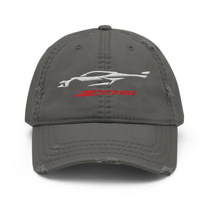 2023 2024 Corvette Z06 C8 Next Gen Silhouette Vette Drivers Distressed Dad Hat