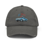 1961 Corvette C1 Jewel Blue 61 Vette Owner Classic Car embroidered Distressed Dad Hat