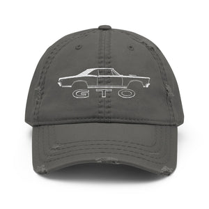 1964 GTO Dad hat for American Muscle Car Owners Enthusiasts distressed Cap