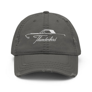 1966 Thunderbird Dad hat for American Classic car Owners Antique Automotive distressed Cap