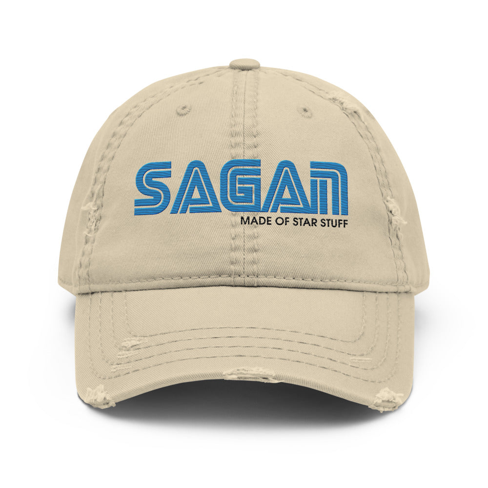 Carl Sagan Quote Made of Star Stuff Cosmos Distressed Dad Hat