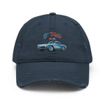 1961 Corvette C1 Jewel Blue 61 Vette Owner Classic Car embroidered Distressed Dad Hat