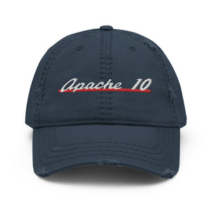 Fender Badge 1961 Chevy Apache 10 Pickup distressed Dad hat for Antique Truck Classic Car Owners