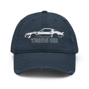 1977 Firebird hat for Muscle Car Owners Enthusiasts Automotive 77 Trans AM distressed Cap