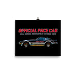 1978 Corvette C3 Indianapolis 500 Pace Car Special Edition Vette Poster for Garage Office Man Cave Automotive Art