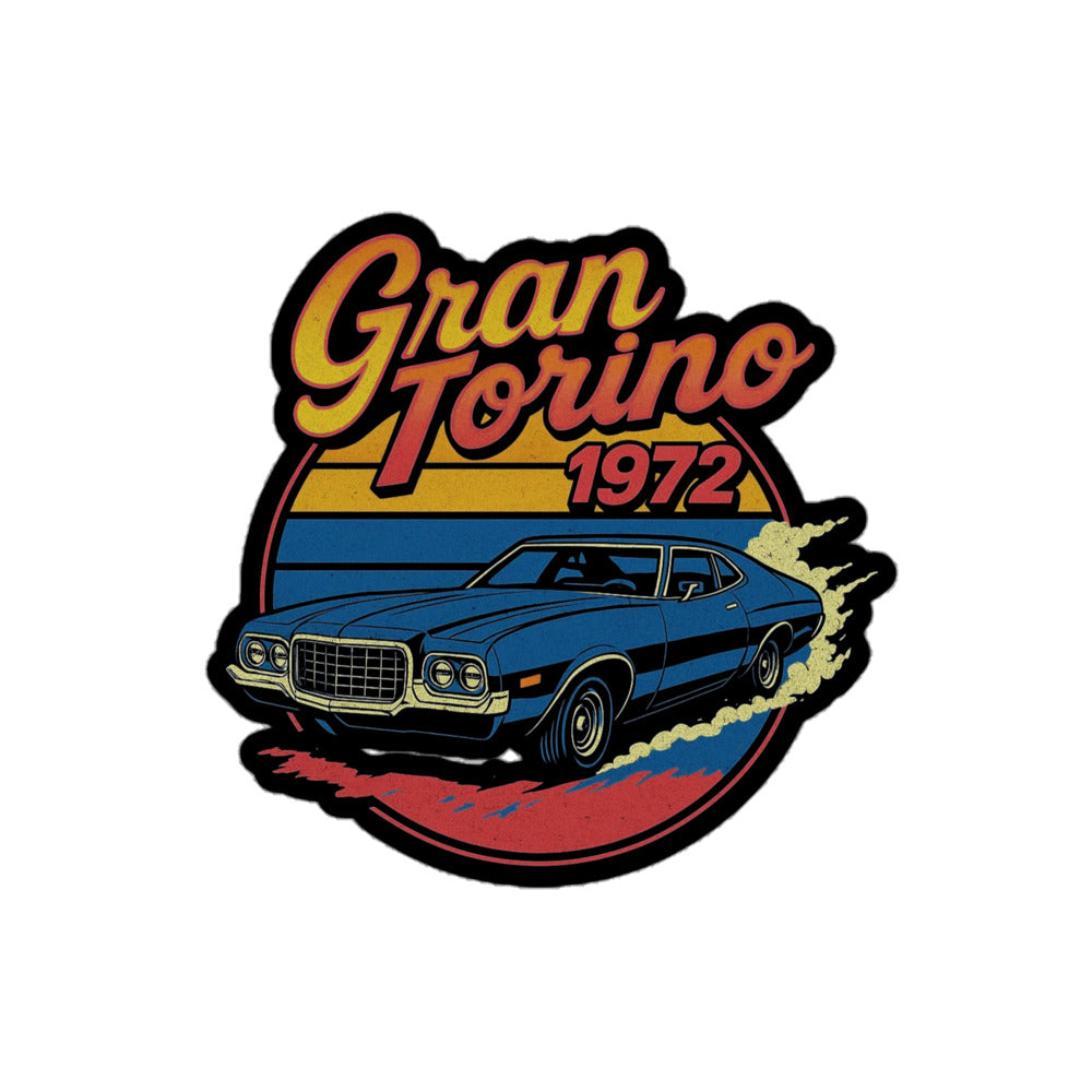 1972 Gran Torino Bubble-Free Sticker – Classic Muscle Car Decal ...
