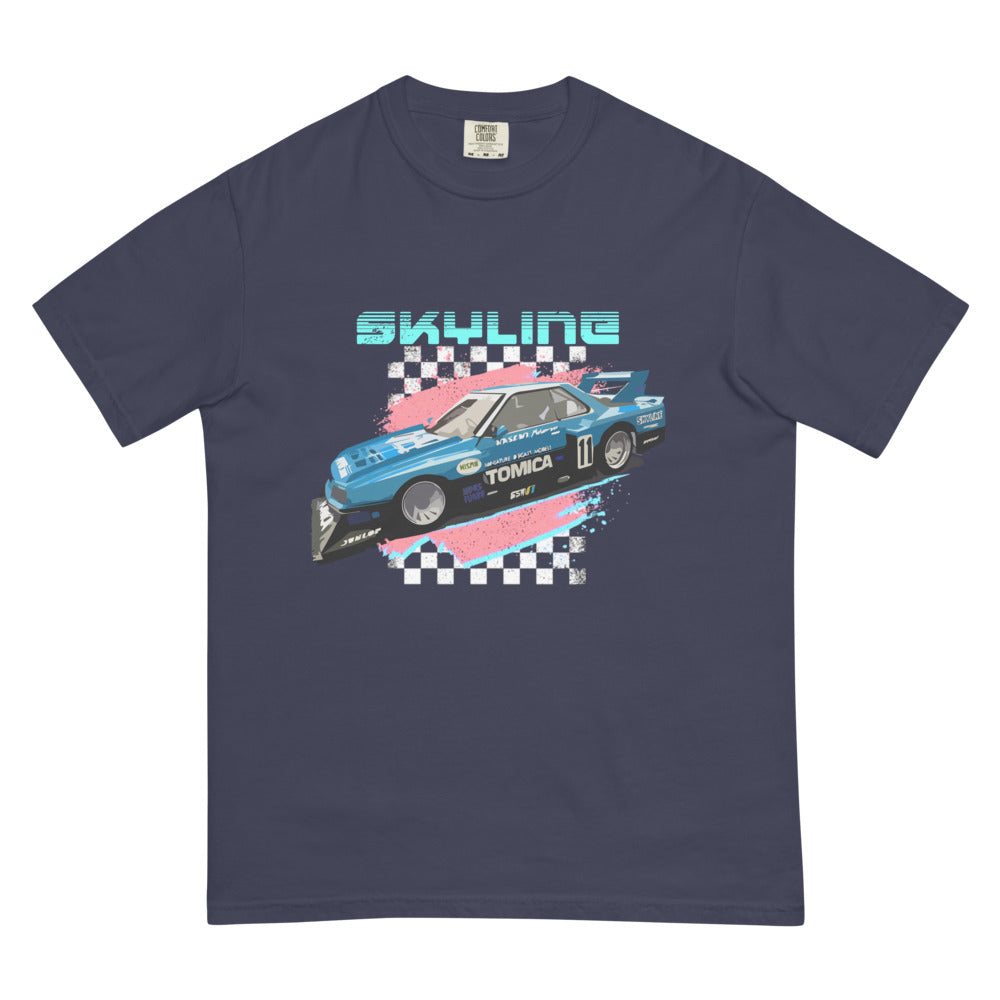 Retro Old School Car Graphic Skyline Super Silhouette 1984 JDM 80s 90s ...
