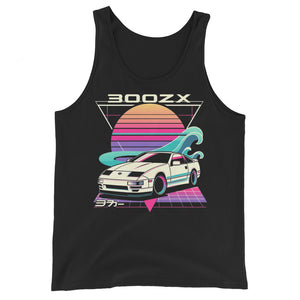 90s Vaporwave Retrowave 300zx JDM Japanese Tuner Car Lovers Men's Tank Top