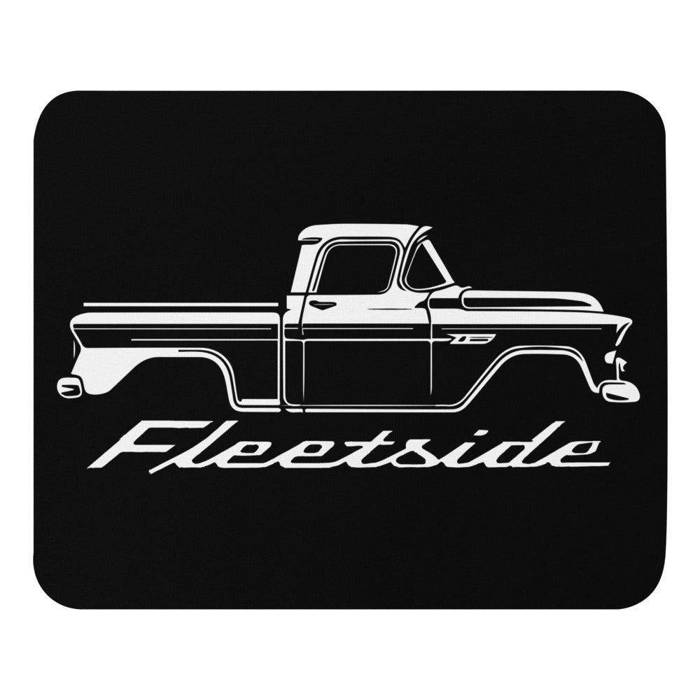 1958 Chevy Apache Fleetside mouse pad for Antique Pickup Truck Owners