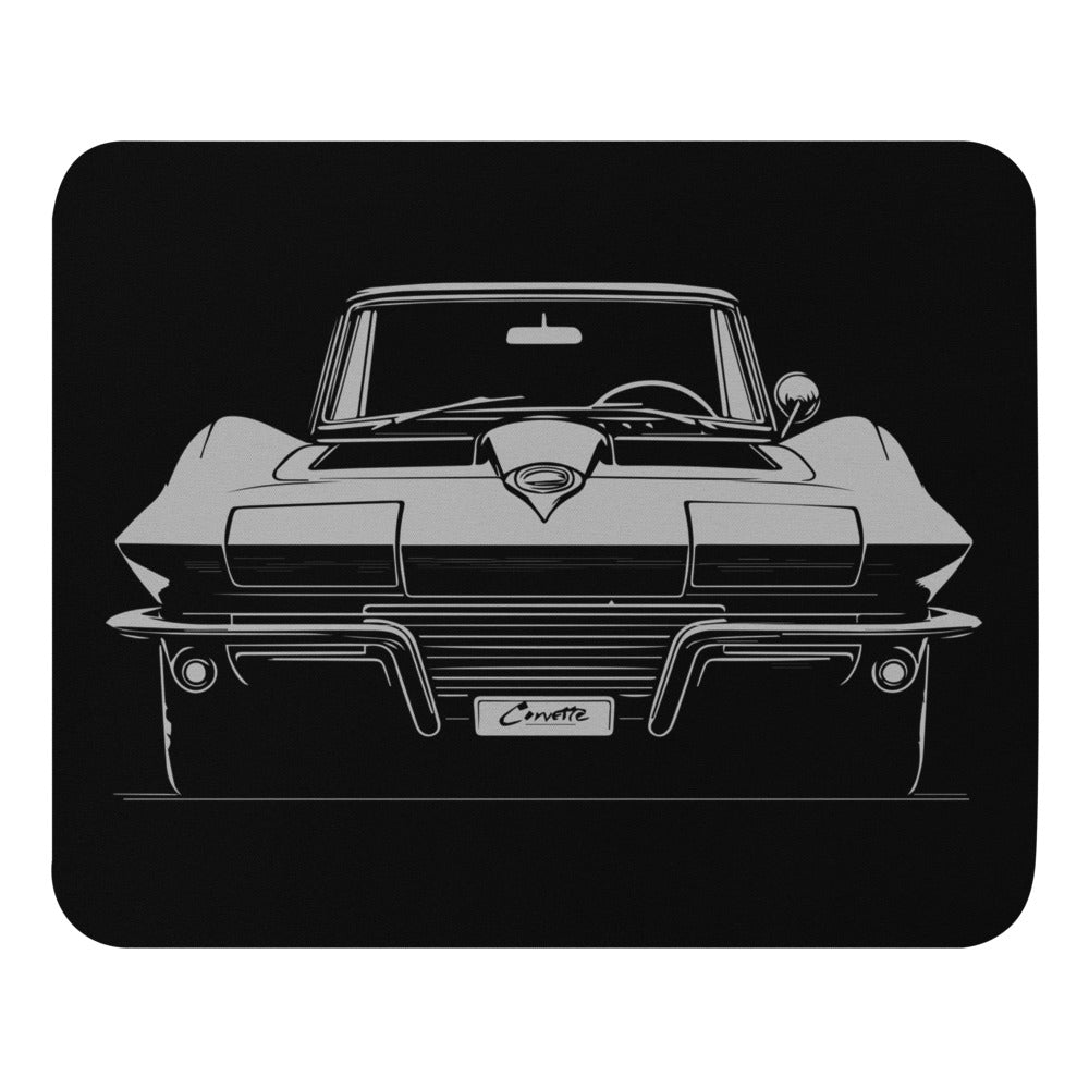 1963 Corvette Mouse pad for Chevy Classic Car Owners Vette C2 Front Grille