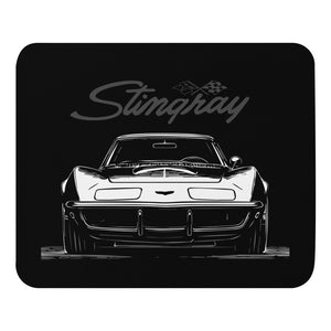 1969 Corvette C3 Stingray Chevy Classic Car Drivers Custom Vette Art Mouse pad