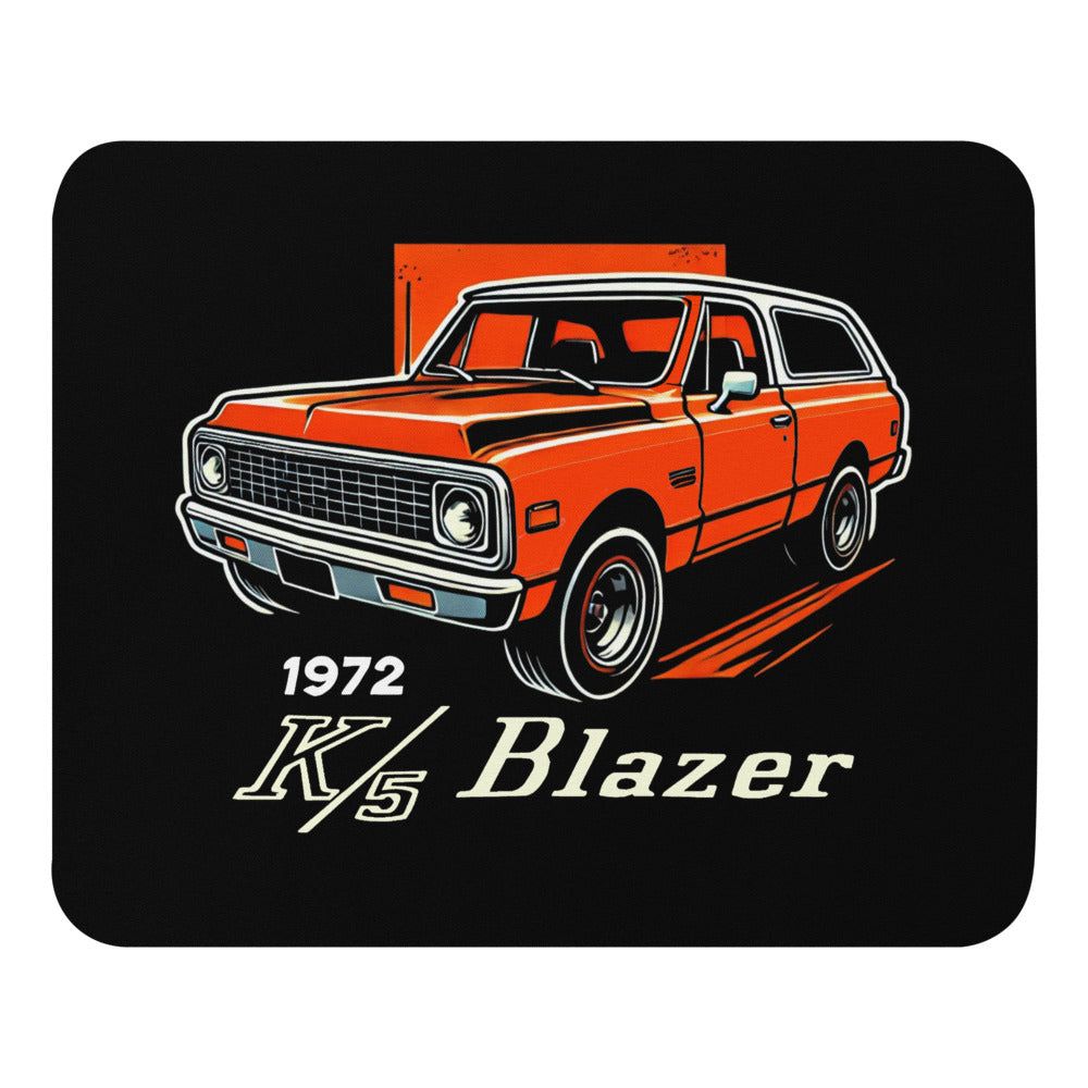 1972 Chevy K5 Blazer Vintage American Truck 4x4 Off Road Enthusiasts Mouse pad