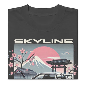 T-Shirt Homme Fast GTR Skyline R34 JDM Legend - 100% Coton - Design Voiture Tunée - Cadeau Passion Auto - 10