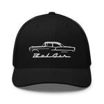 1955 Chevy Bel Air Silhouette Antique Car Trucker Cap Snapback hat