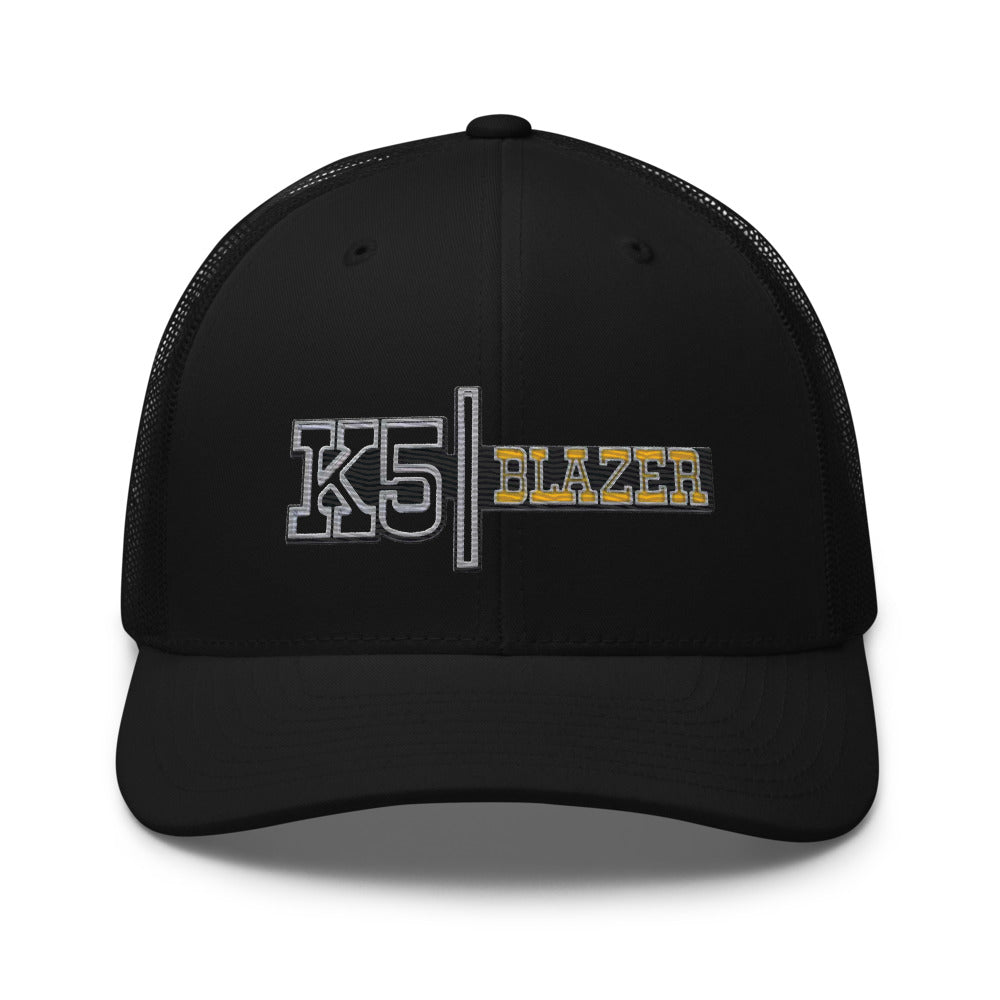 1973 Chevy K5 Blazer Fender Emblem Trucker Cap Snapback Hat