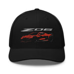 2023 2024 Corvette Z06 C8 Torch Red Vette Drivers Trucker Cap snapback hat