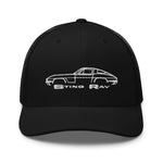 1963 Corvette Sting Ray Silhouette Embroidered Classic Car Trucker Cap Snapback Hat