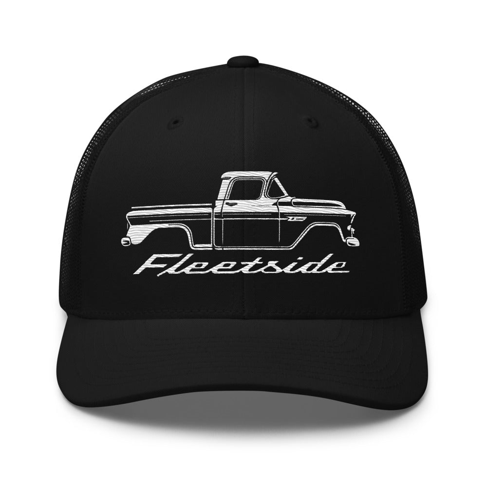 1958 Chevy Apache Fleetside hat for Antique Pickup Truck Owners trucker Cap