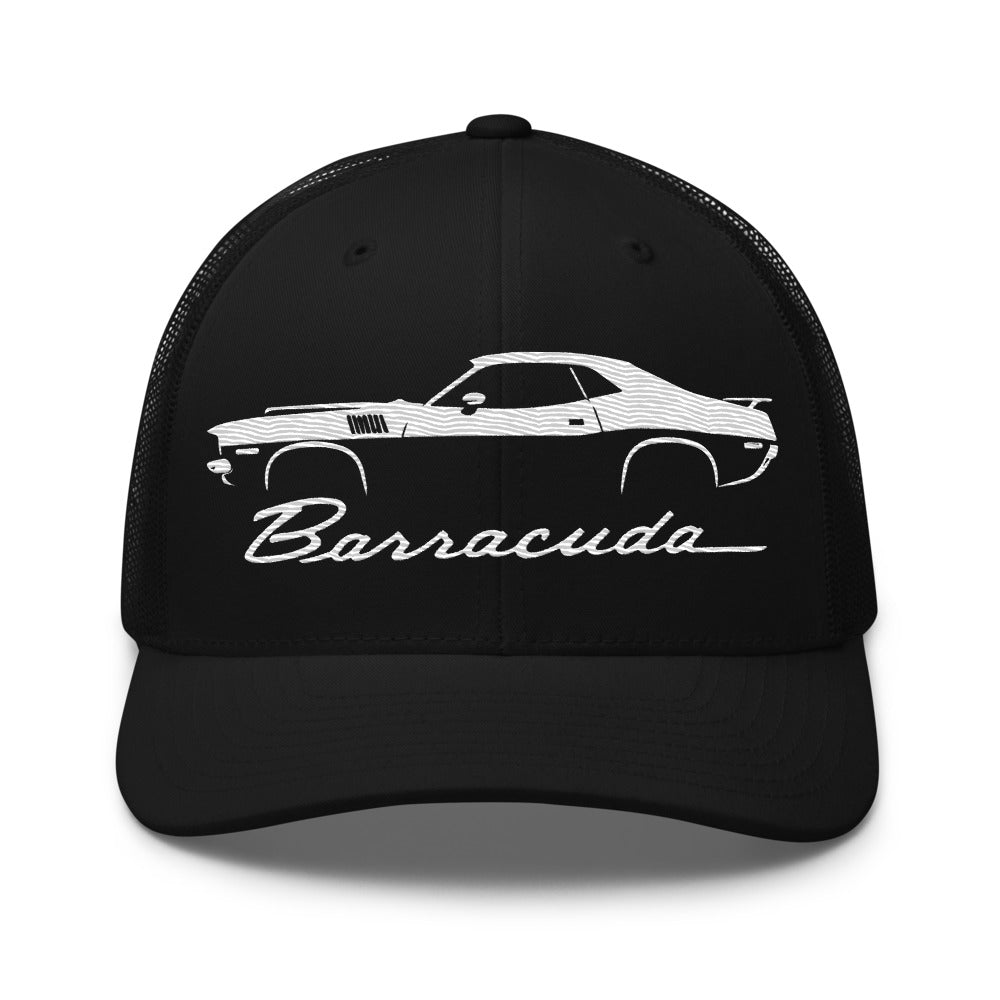 1971 Barracuda trucker hat for Muscle Car Enthusiasts American Classic Cars 71 Cuda Cap